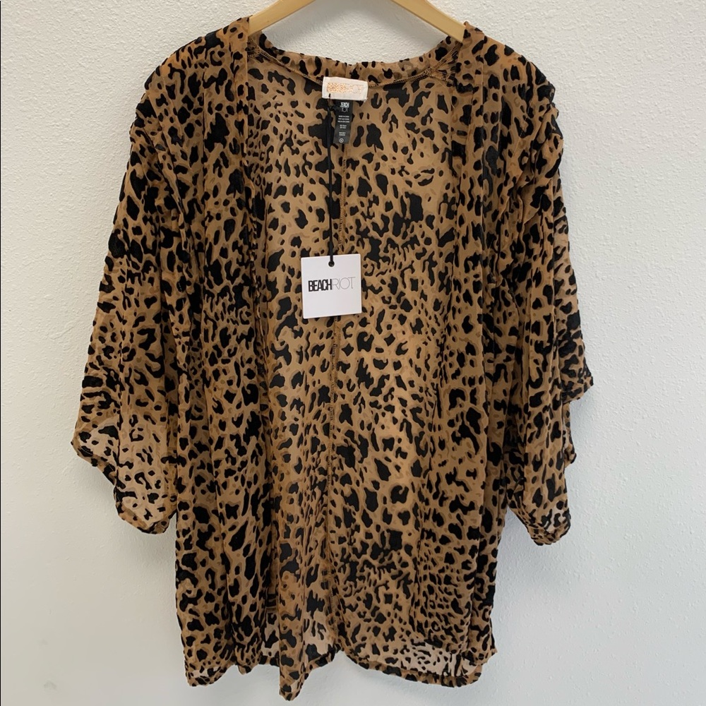 Cora Cover Up Leopard